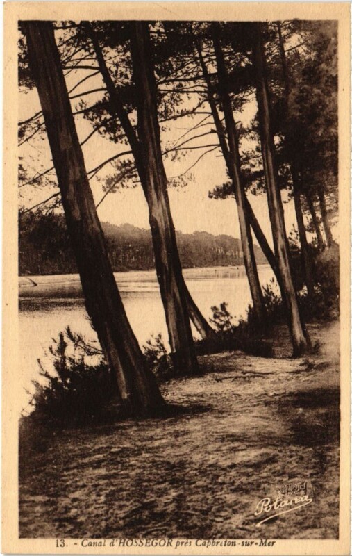 Carte postale ancienne Hossegor Le Canal