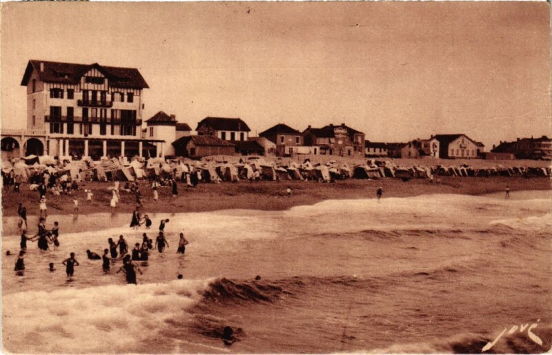 Carte postale ancienne Capbreton La Plage à Capbreton