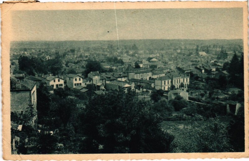Carte postale ancienne Aire sur Adour vue generale
