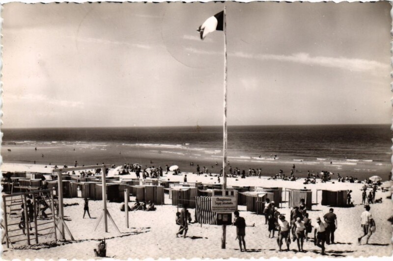 Carte postale ancienne Boucau les Bains La Plage