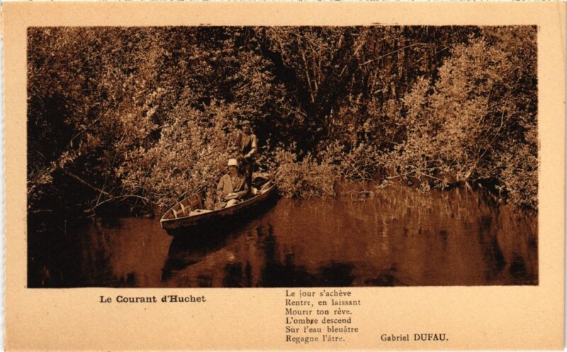 Carte postale ancienne Le Courant d'Huchet France