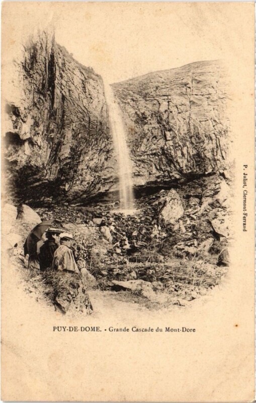 Carte postale ancienne Puy de Dome Grande Cascade du Mont-Dore France à Mont-Dore