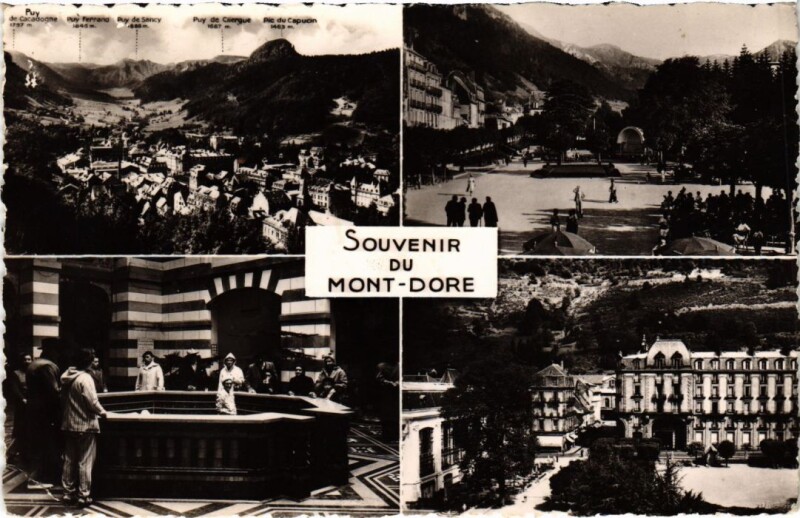 Carte postale ancienne Souvenir du Mont-Dore France à Mont-Dore