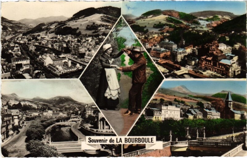 Carte postale ancienne Souvenir de La Bourboule France à La Bourboule