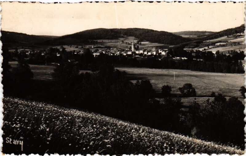 Carte postale ancienne Saint-Antheme Station Touristique et Hivernale Alt. 940 m. France
