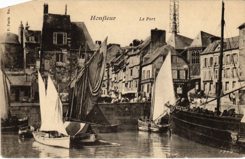 Carte postale ancienne Honfleur Le Port France à Honfleur
