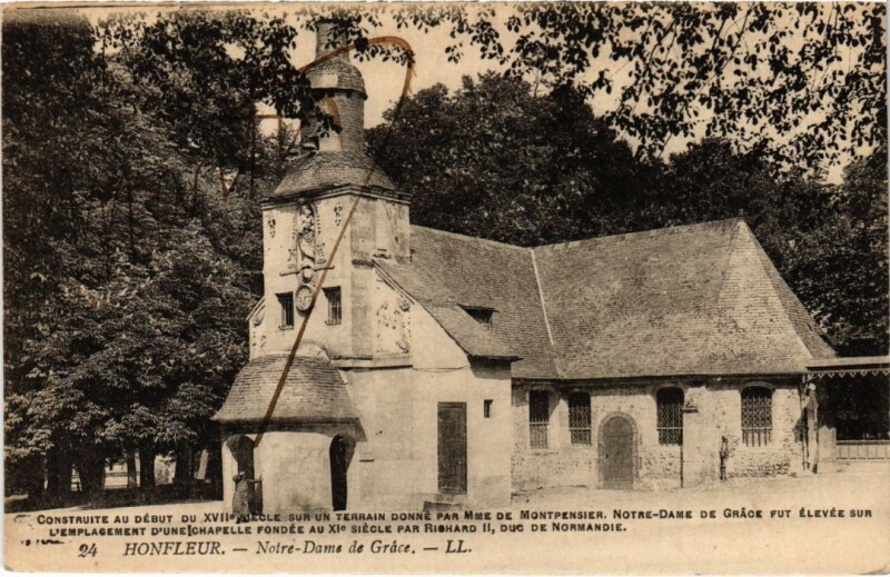 Carte postale ancienne Honfleur Notre-Dame de Grace France à Honfleur