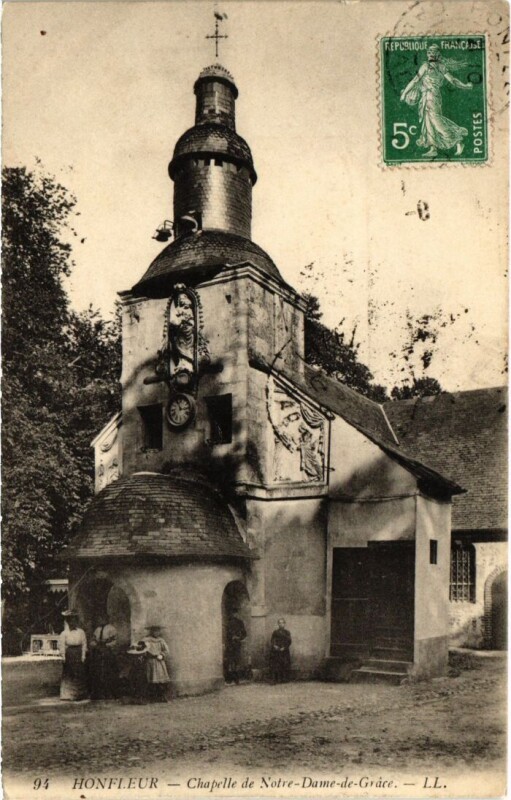 Carte postale ancienne Honfleur Chapelle de Notre-Dame de Grace France à Honfleur