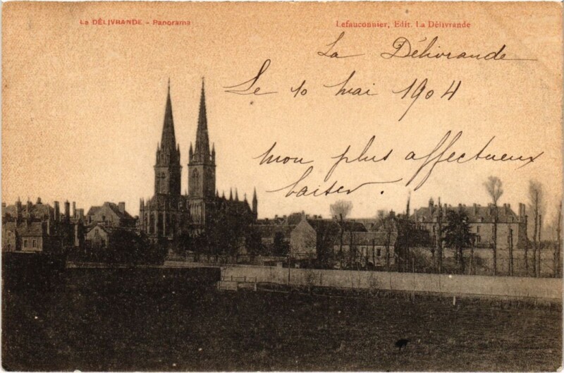 Carte postale ancienne La Delivrande Panorama France