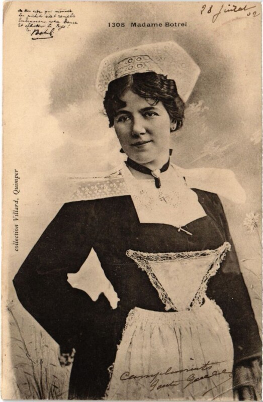 Carte postale ancienne Madame Botrel