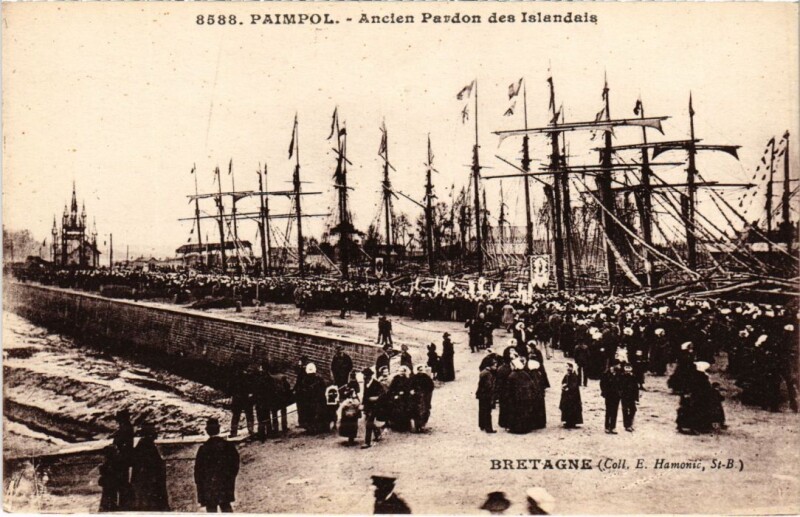 Carte postale ancienne Paimpol Ancien Pardon des Islandais à Paimpol