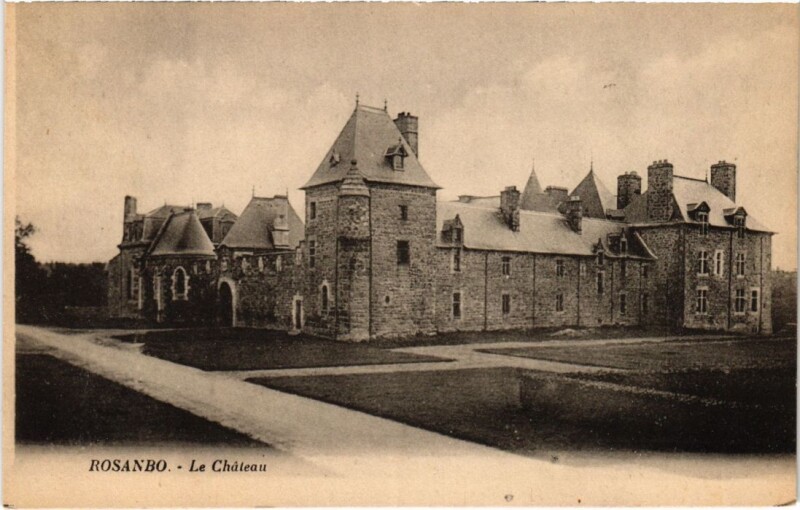 Carte postale ancienne Rosanbo Le Chateau