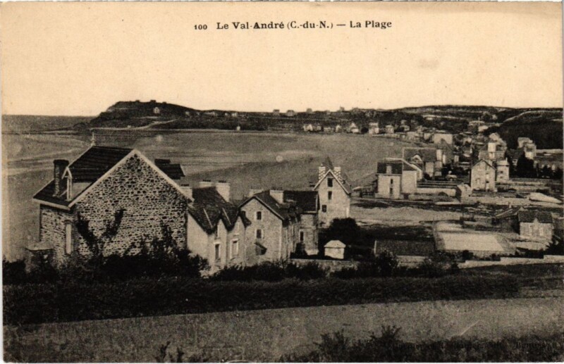 Carte postale ancienne Val-Andre La Plage