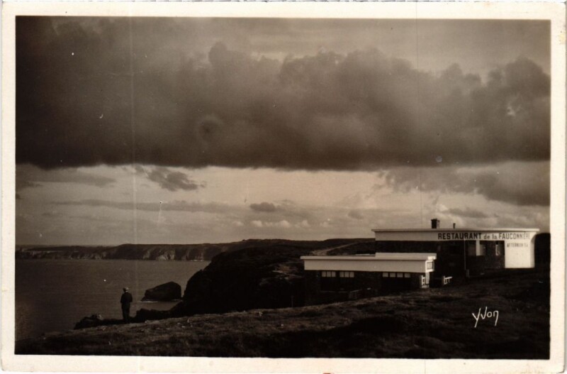 Carte postale ancienne Cap Frehel Restaurant de la Fauconniere
