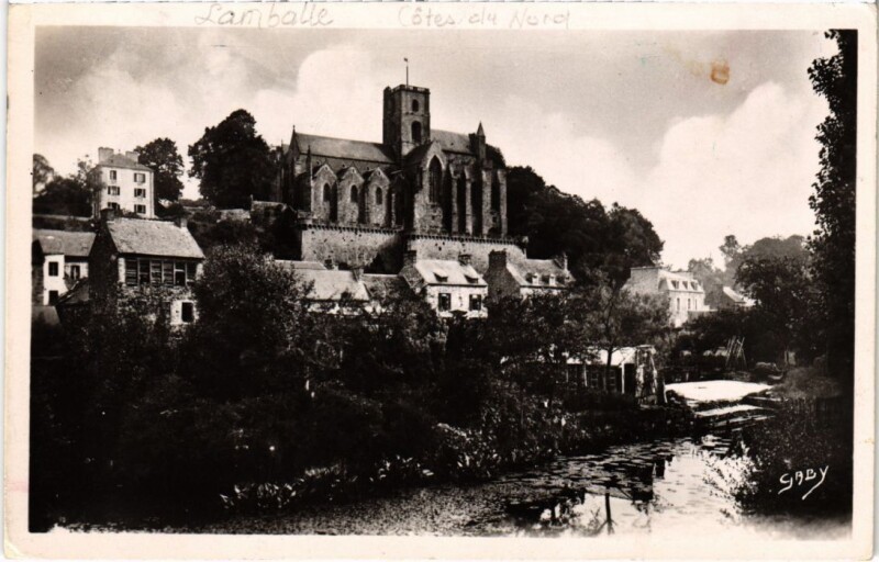 Carte postale ancienne Lamballe La Riviere le Gouessant