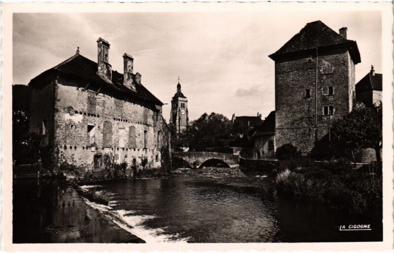 Carte postale ancienne Arbois Tour Gloriette à Arbois