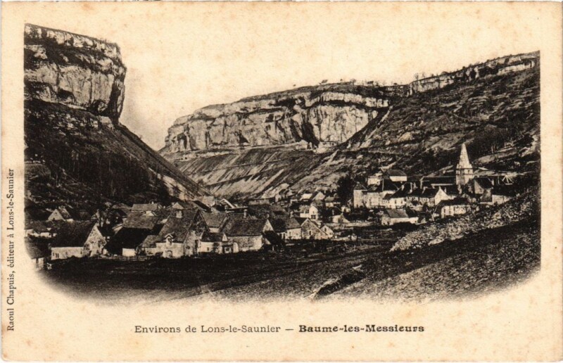 Carte postale ancienne Baume les Messieurs à Baume-les-Messieurs