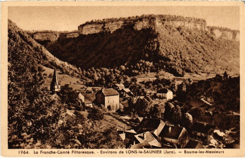 Carte postale ancienne Baume les Messieurs à Baume-les-Messieurs
