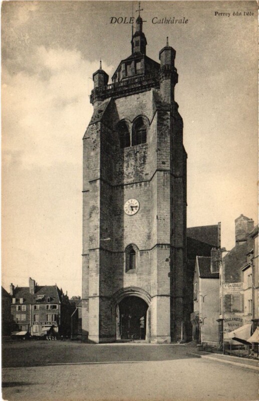 Carte postale ancienne Dole Cathedrale