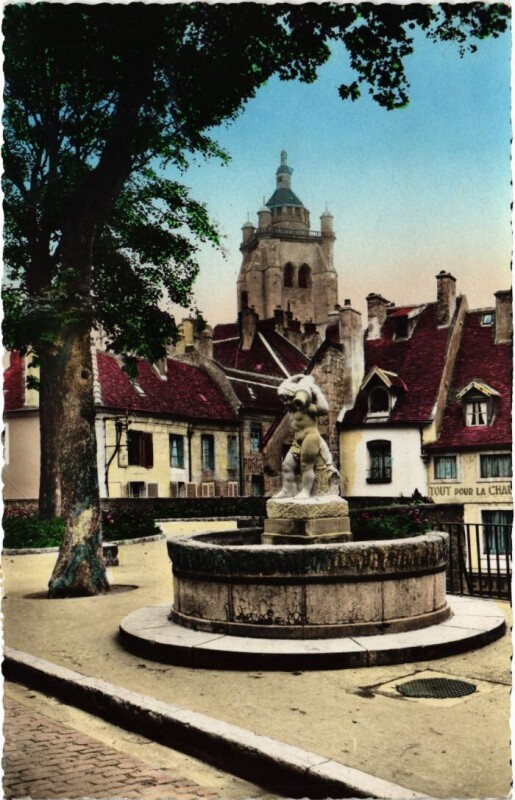 Carte postale ancienne Dole Place aux Fleurs