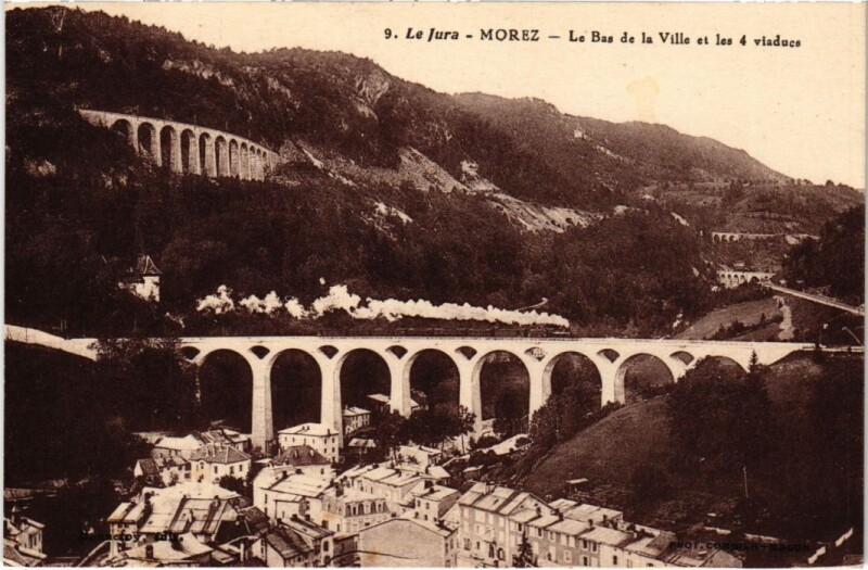 Carte postale ancienne Morez Le Bas de la Ville