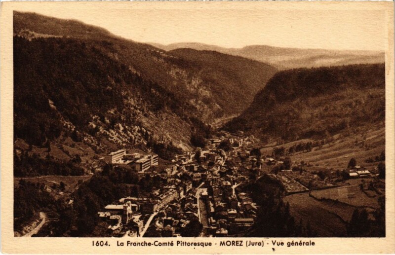 Carte postale ancienne Morez vue generale