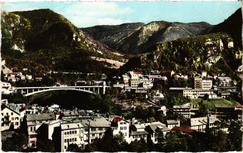 Carte postale ancienne Saint Claude vue generale à Saint-Claude
