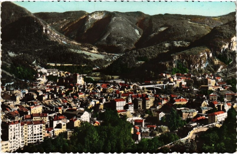 Carte postale ancienne Saint Claude vue generale à Saint-Claude