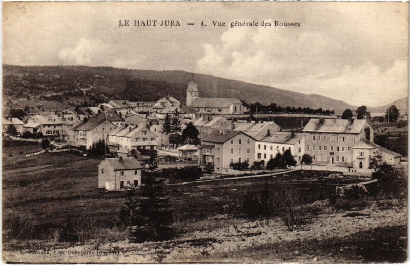 Carte postale ancienne Les Rousses vue generale aux Rousses