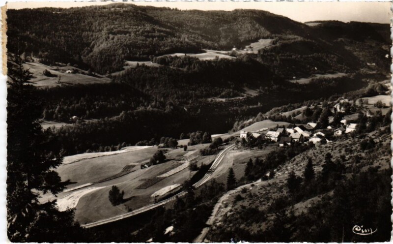 Carte postale ancienne Lezat vue generale