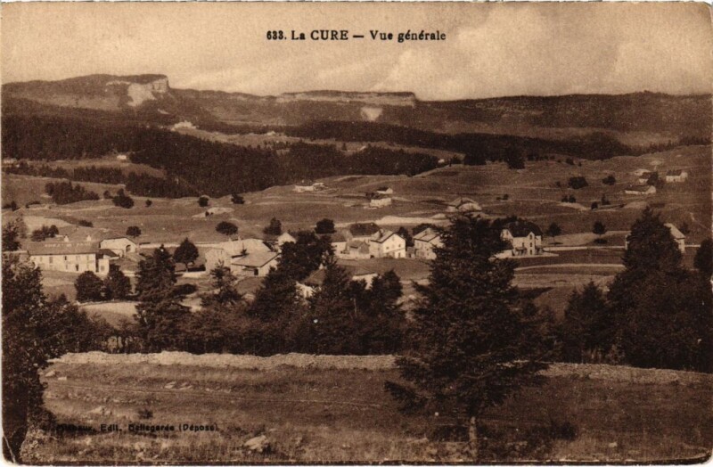 Carte postale ancienne La Cure vue generale