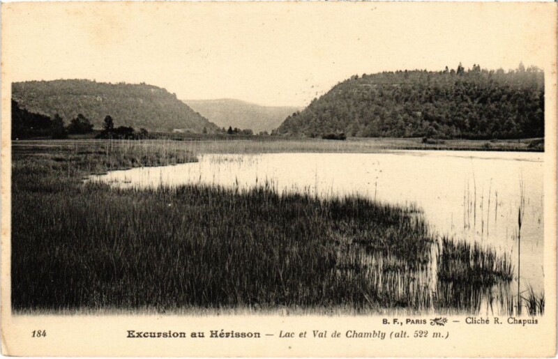 Carte postale ancienne Lac et Val de Chambly