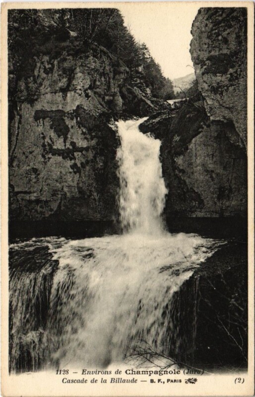 Carte postale ancienne Cascade de la Billaude