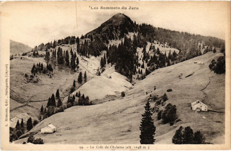 Carte postale ancienne La Cret de Chalame