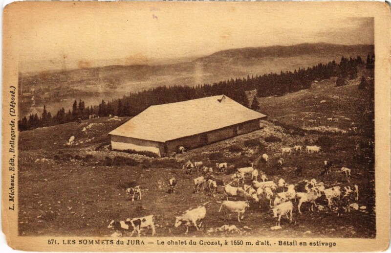Carte postale ancienne Les chalet du Crozat