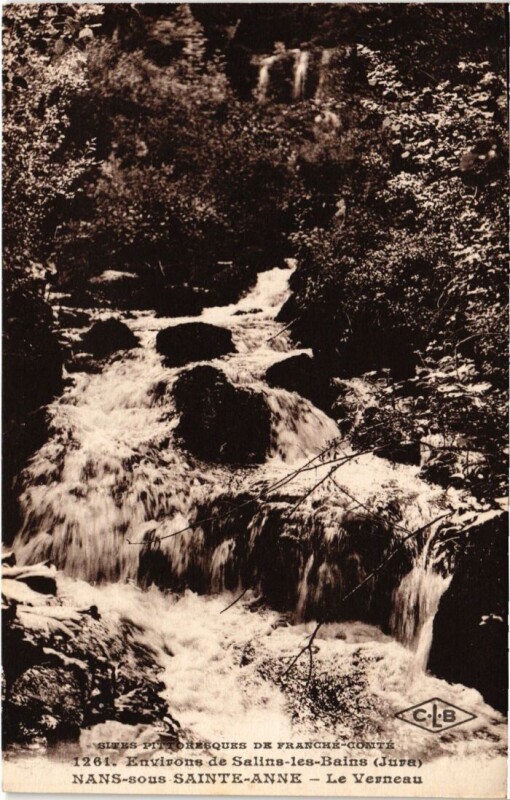 Carte postale ancienne Nans sous Sainte-Anne Le Verneau