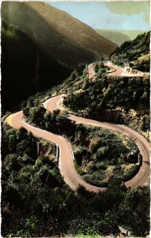 Carte postale ancienne Les Lacets de Septmoncel