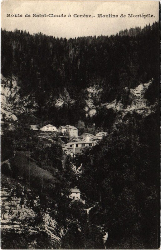 Carte postale ancienne Moulins de Montepile