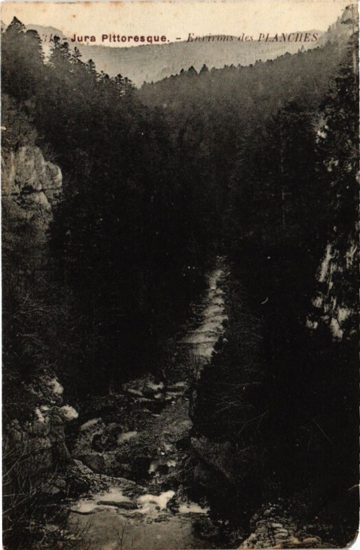 Carte postale ancienne Environs des Planches