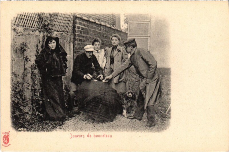 Carte postale ancienne Paris Petits Metiers Joueurs de bonneteau