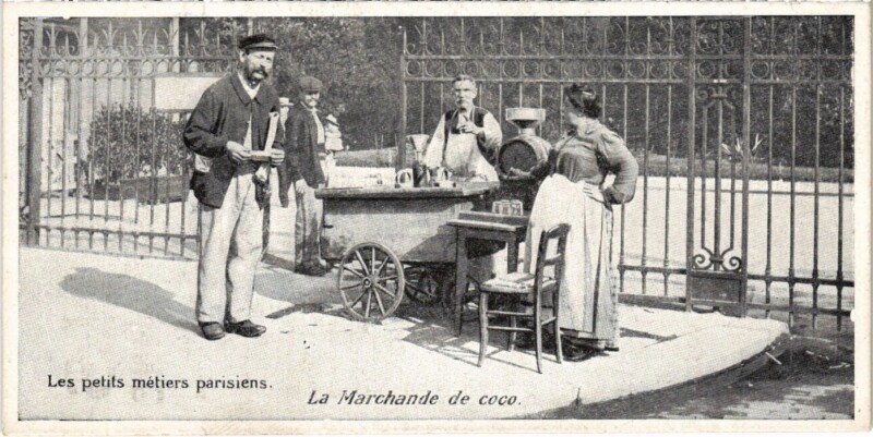 Carte postale ancienne Paris Petits Metiers la marchande de coco