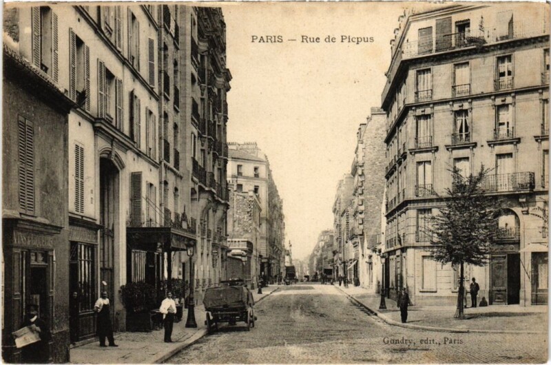 Carte postale ancienne Paris 12e Rue de Picpus ed. Gondry à Paris 12e