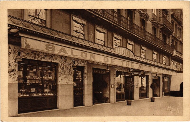 Carte postale ancienne Boulevard Malesherbes - Salon de Thé Restaurant Félix Potin à Paris 8e