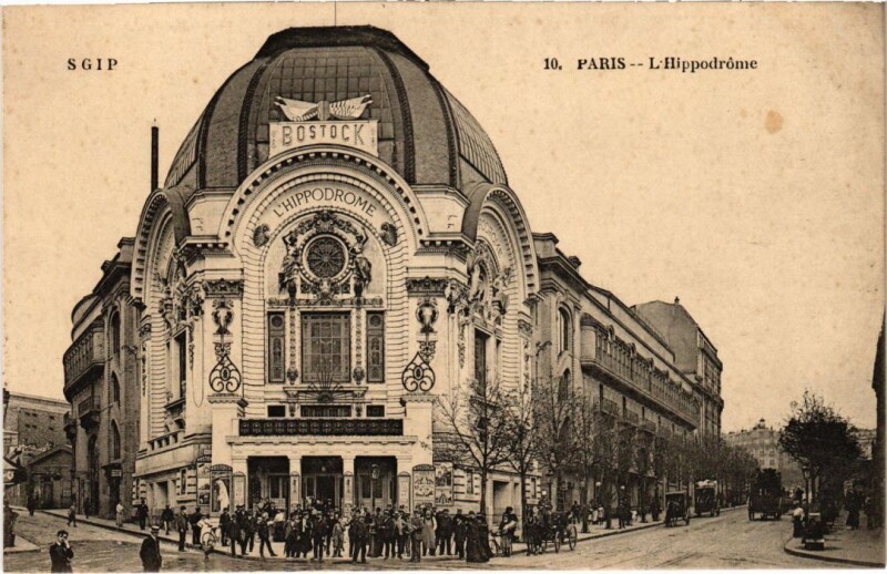 Carte postale ancienne L'Hippodrôme à Paris 18e