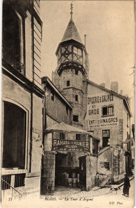 Carte postale ancienne Blois La Tour d'Argent France à Blois