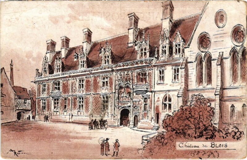 Carte postale ancienne Chateau de Blois France à Blois