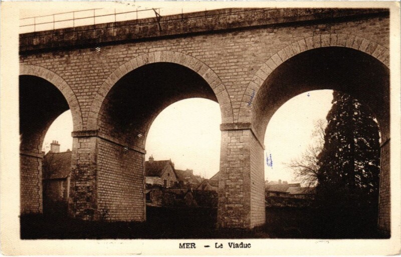 Carte postale ancienne Mer Le Viaduc France