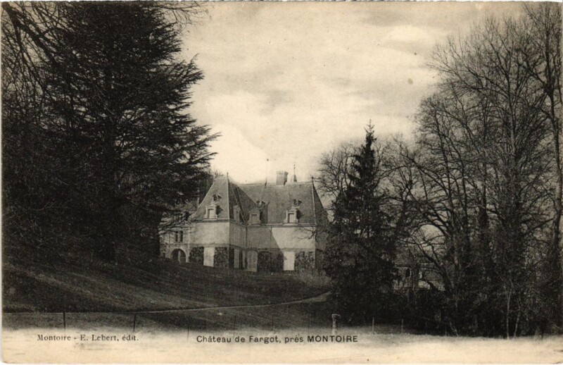 Carte postale ancienne Montoire Chateau de Fargot France