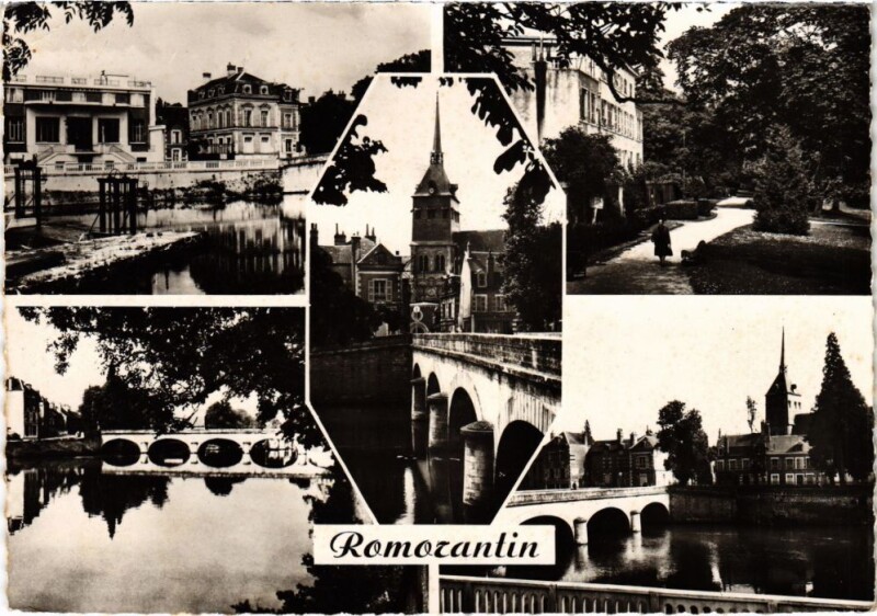 Carte postale ancienne Souvenir du Romorantin France