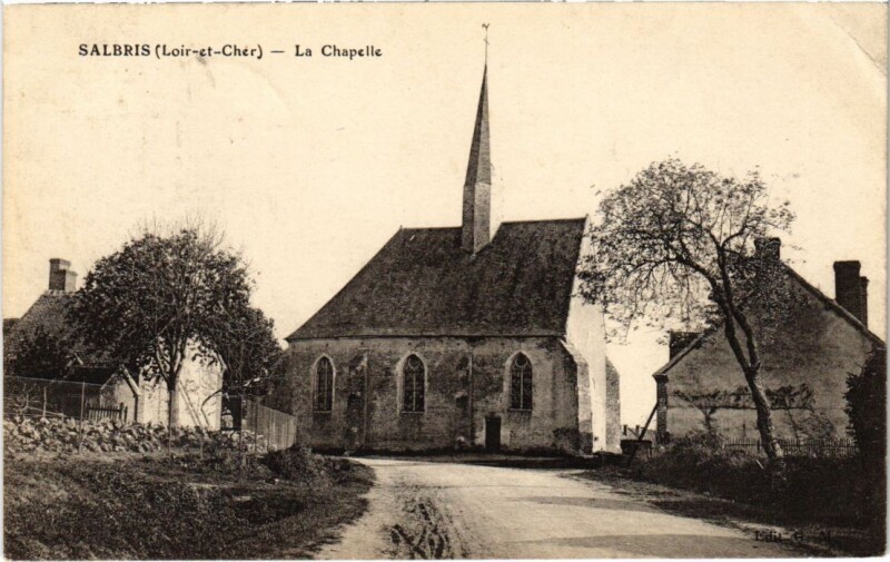 Carte postale ancienne Salbris La Chapelle France à Salbris